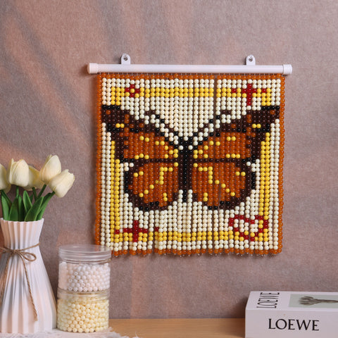 DIY Monarch butterfly Beaded Curtain Kit by Arteora