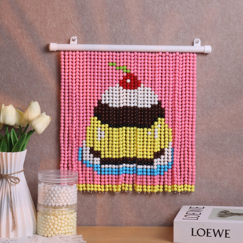 DIY cake Beaded Curtain Kit by Arteora