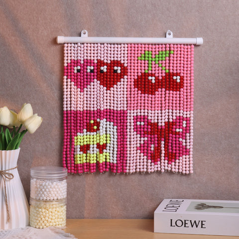 DIY Cherry Beaded Curtain Kit by Arteora