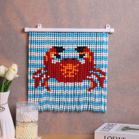 DIY Crab Beaded Curtain Kit by Arteora