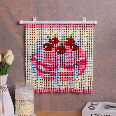 DIY cake Beaded Curtain Kit by Arteora
