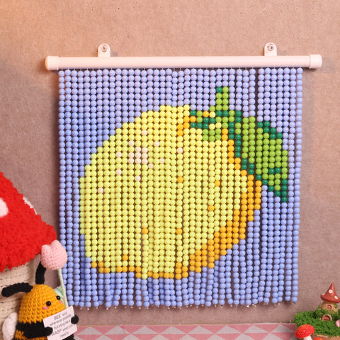 DIY Lemon Beaded Curtain Kit by Arteora