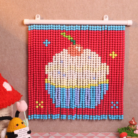DIY Sweet Cake Beaded Curtain Kit by Arteora