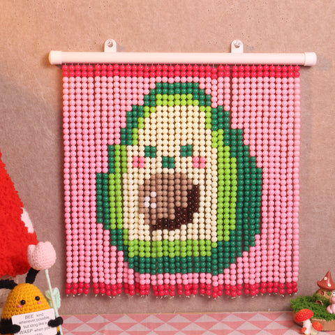 DIY Avocado Beaded Curtain Kit by Arteora