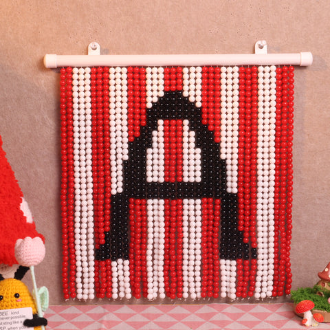 DIY Customizable letters Beaded Curtain Kit by Arteora