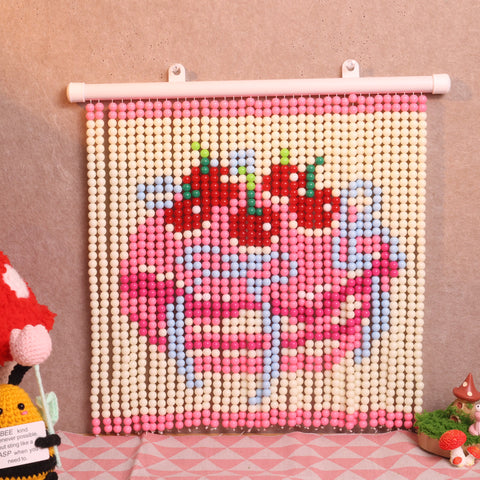 DIY cake Beaded Curtain Kit by Arteora