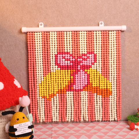 DIY Croissant Beaded Curtain Kit by Arteora