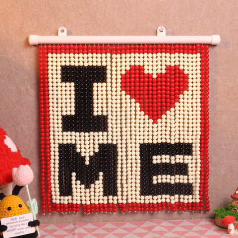 DIY LOVE  Beaded Curtain Kit by Arteora