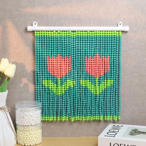 DIY Tulip Beaded Curtain Kit by Arteora