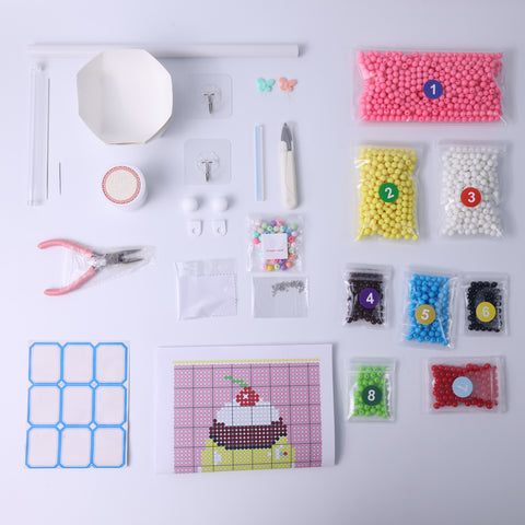 DIY cake Beaded Curtain Kit by Arteora