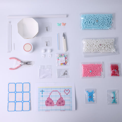 DIY Swimsuit  Beaded Curtain Kit by Arteora
