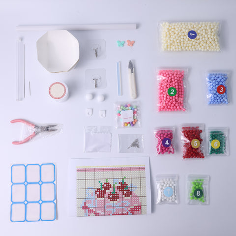 DIY cake Beaded Curtain Kit by Arteora