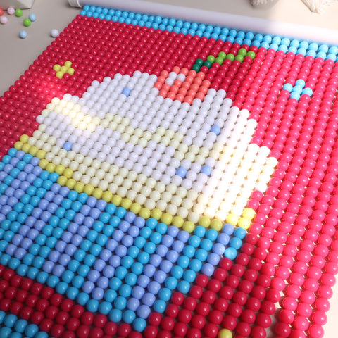 DIY Sweet Cake Beaded Curtain Kit by Arteora