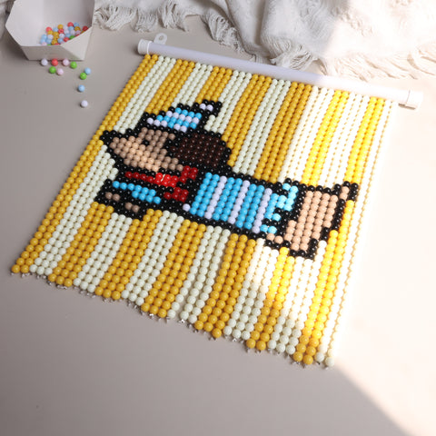 DIY Dachshund Beaded Curtain Kit by Arteora