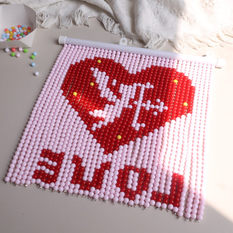 DIYCupid Heart Beaded Curtain Kit by Arteora