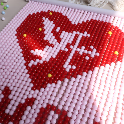 DIYCupid Heart Beaded Curtain Kit by Arteora