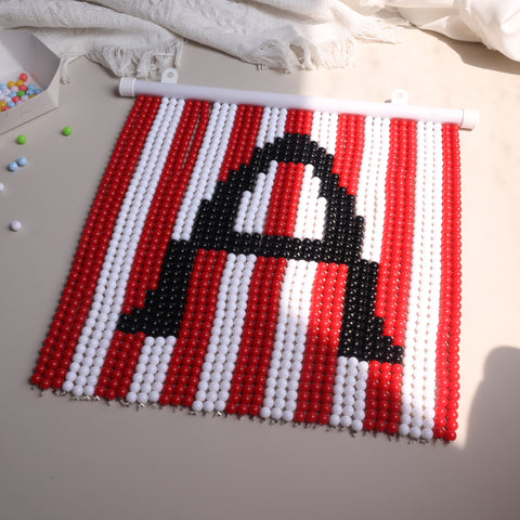 DIY Customizable letters Beaded Curtain Kit by Arteora