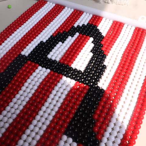 DIY Customizable letters Beaded Curtain Kit by Arteora