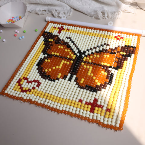 DIY Monarch butterfly Beaded Curtain Kit by Arteora