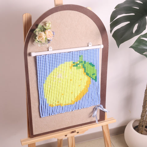 DIY Lemon Beaded Curtain Kit by Arteora