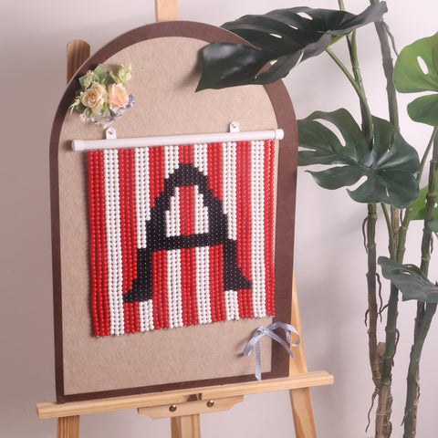 DIY Customizable letters Beaded Curtain Kit by Arteora