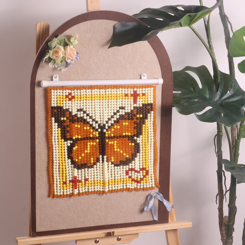 DIY Monarch butterfly Beaded Curtain Kit by Arteora