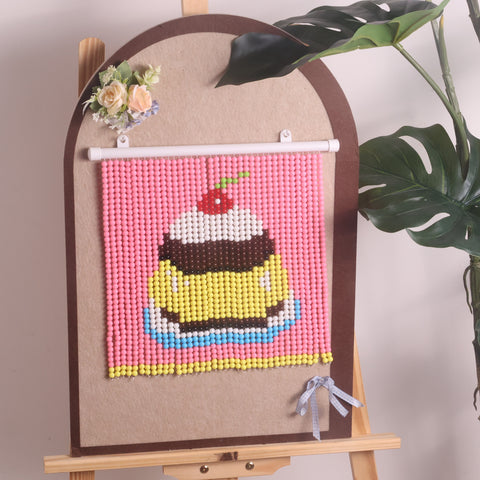 DIY cake Beaded Curtain Kit by Arteora