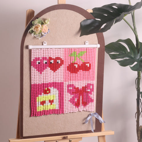 DIY Cherry Beaded Curtain Kit by Arteora