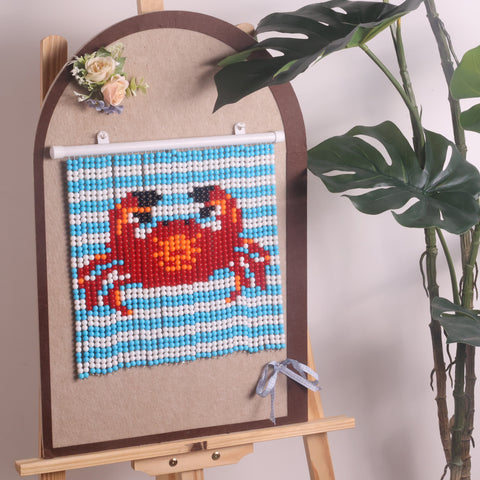 DIY Crab Beaded Curtain Kit by Arteora