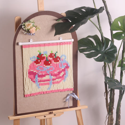 DIY cake Beaded Curtain Kit by Arteora