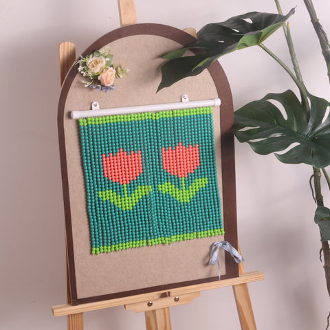 DIY Tulip Beaded Curtain Kit by Arteora