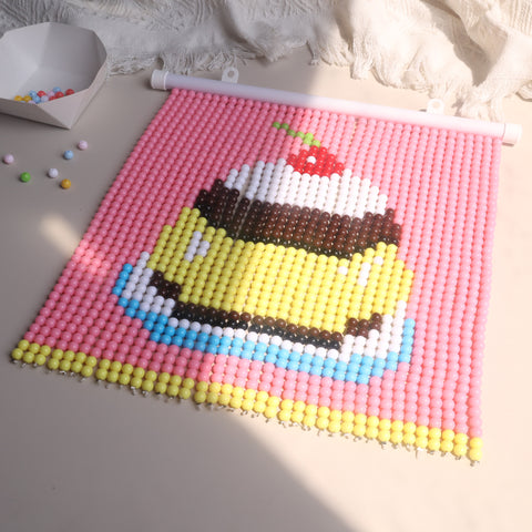 DIY cake Beaded Curtain Kit by Arteora