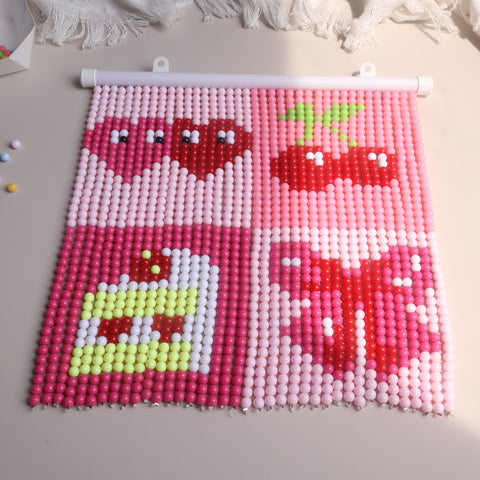 DIY Cherry Beaded Curtain Kit by Arteora