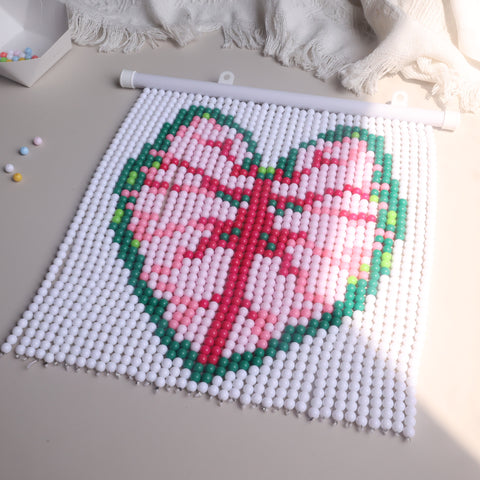 DIY Monstera leaf Beaded Curtain Kit by Arteora