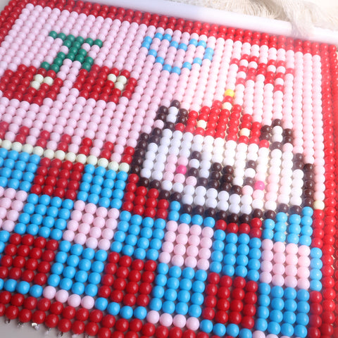 DIY Cherry bear Beaded Curtain Kit by Arteora
