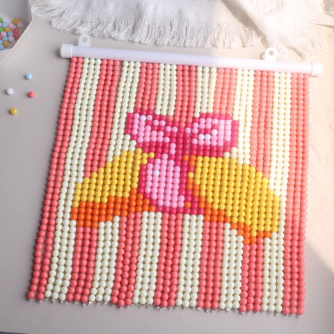 DIY Croissant Beaded Curtain Kit by Arteora