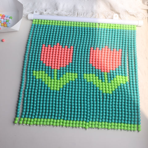 DIY Tulip Beaded Curtain Kit by Arteora