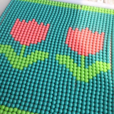 DIY Tulip Beaded Curtain Kit by Arteora