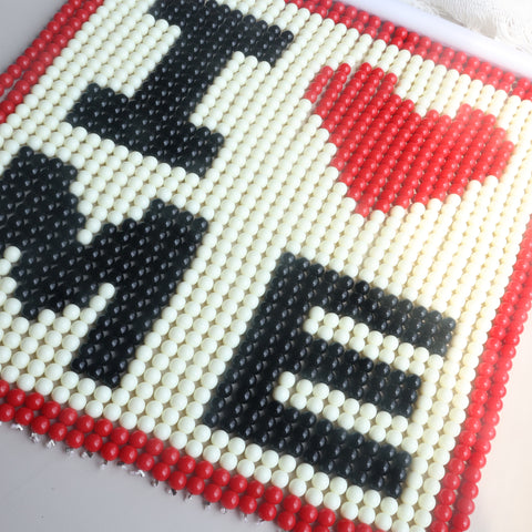DIY LOVE  Beaded Curtain Kit by Arteora