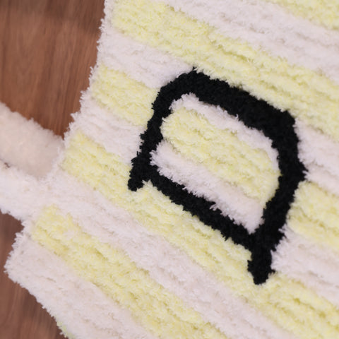 DIY Weaving Kit – Letter D Striped Mesh Bag by Arteora™