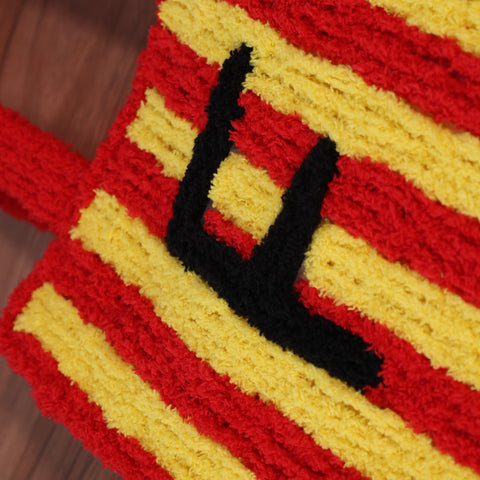 DIY Weaving Kit – Letter F Striped Mesh Bag by Arteora™