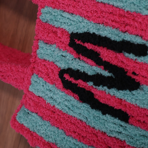 DIY Weaving Kit – Letter M Striped Mesh Bag by Arteora™