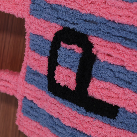 DIY Weaving Kit – Letter P Striped Mesh Bag by Arteora™