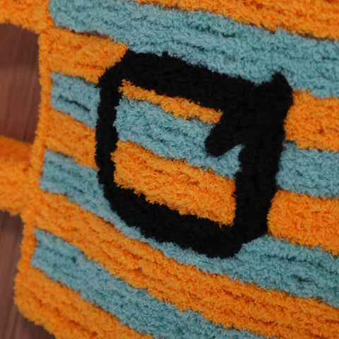 DIY Weaving Kit – Letter Q Striped Mesh Bag by Arteora™