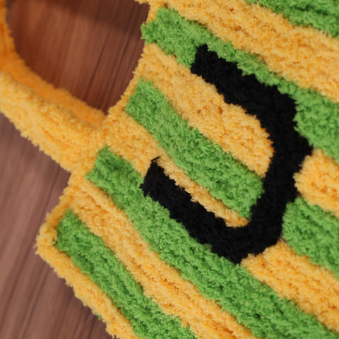 DIY Weaving Kit – Letter U Striped Mesh Bag by Arteora™