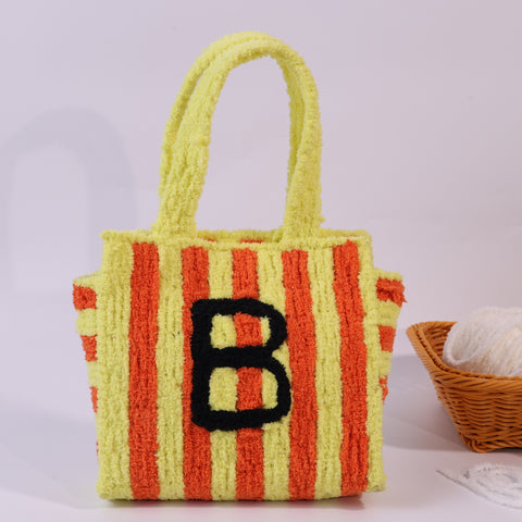 Beginner DIY Woven Bag Kit Custom Name & Colors Handmade Arteora™