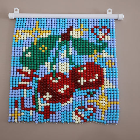 DIY Cherry Beaded Curtain Kit by Arteora