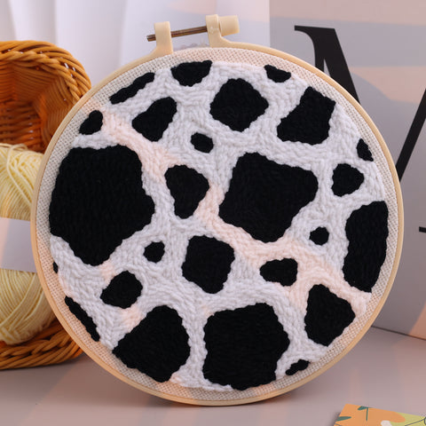 Cow Print Punch Needle Kit  Relaxing DIY Craft Experience by Arteora™