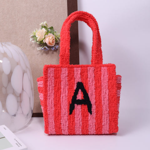 DIY Weaving Kit – Letter A Striped Mesh Bag by Arteora™