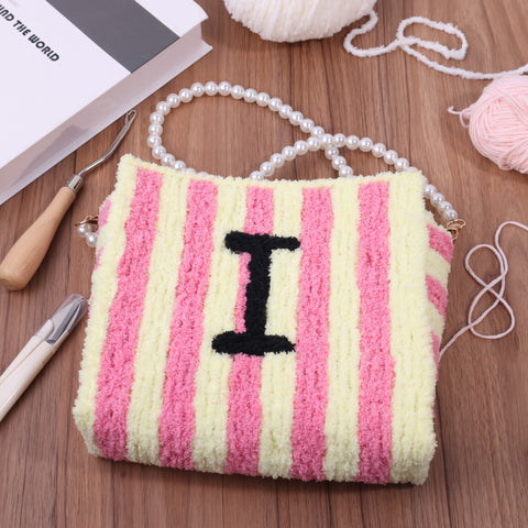 DIY Woven Bag Kit Personalized Name & Custom Colors Beginner Friendly Handmade Bag Arteora™